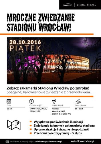 Mroczne zwiedzanie Stadionu Wrocław