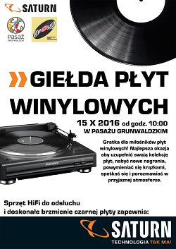 Giełda płyt winylowych w Pasażu Grunwaldzkim