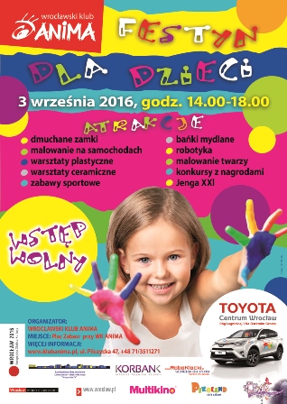 Festyn dla dzieci w Animie na Kozanowie