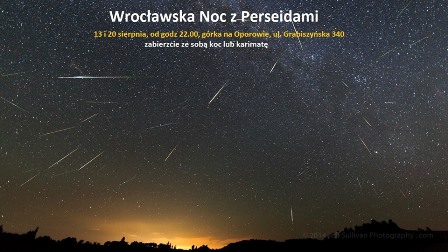 Wrocławska noc z Perseidami