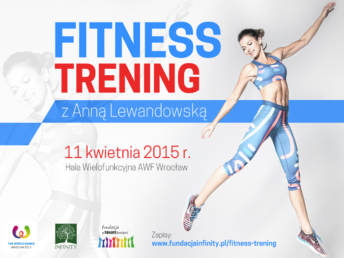Fitness trening z Anną Lewandowską