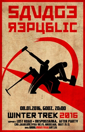 Savage Republic (USA) i Lost Road – koncert i after party