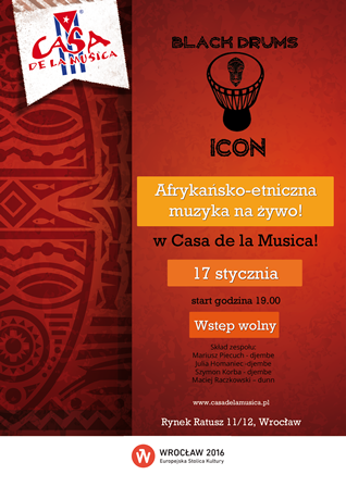 Koncert zespołu Black Drums Icon w Casa de la Musica