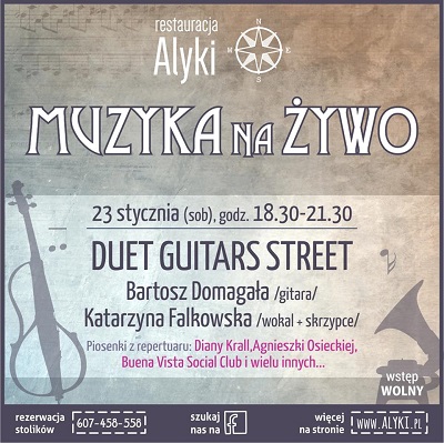 Koncert duetu Guitars Street