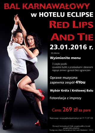 BAL KARNAWAŁOWY W HOTELU ECLIPSE!