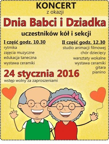 Koncert z okazji Dnia Babci i Dziadka