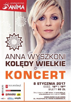 Koncert Kolędy Wielkie: Ania Wyszkoni w Animie