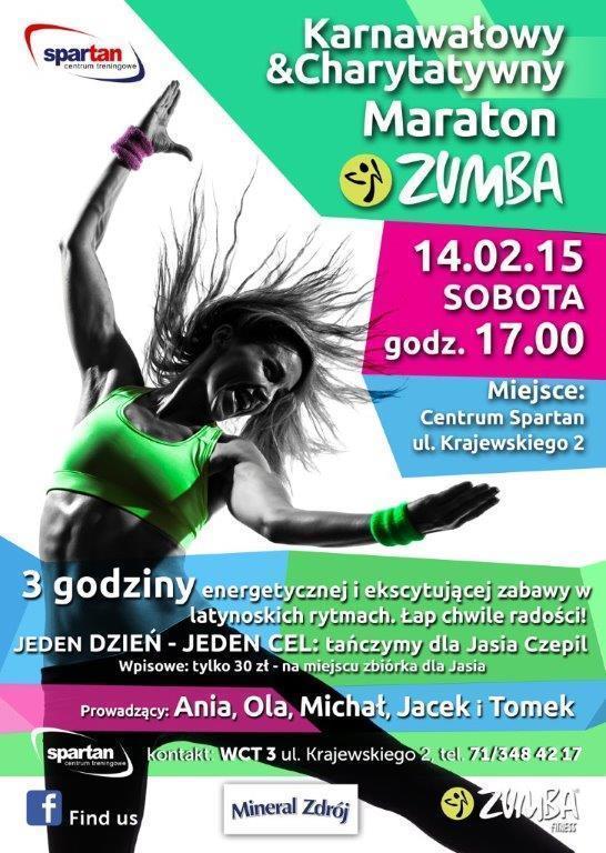 Karnawałowo-charytatywny maraton zumby