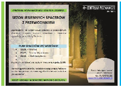 Niedzielna spacery po Hali Stulecia z przewodnikiem, dziś Park Szczytnicki