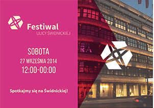 Rodzinny marsz na orientację podczas festiwalu ulicy Świdnickiej