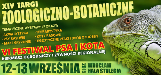 XIV Targi i Wystawa Zoologiczno – Botaniczna ZOO – BOTANICA 2015