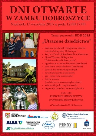 Dzień otwarty w Zamku Dobroszyce
