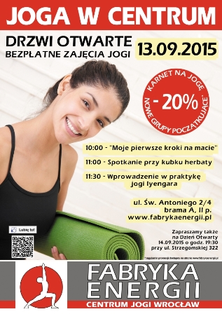 Joga w Centrum – drzwi otwarte