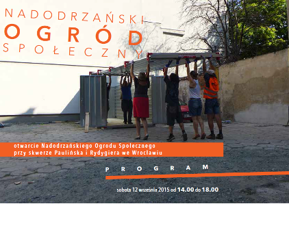 Nadodrzański Ogród Społeczny – otwarcie