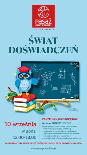 Interaktywna wystawa Centrum Nauki Kopernik w Pasażu Grunwaldzkim