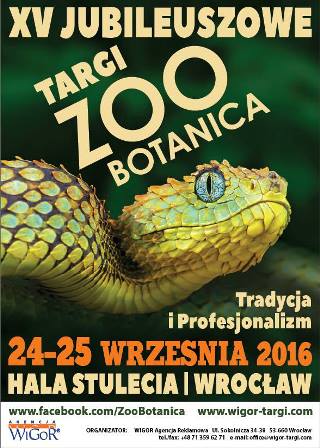 XV Targi ZOO - BOTANICA 2016