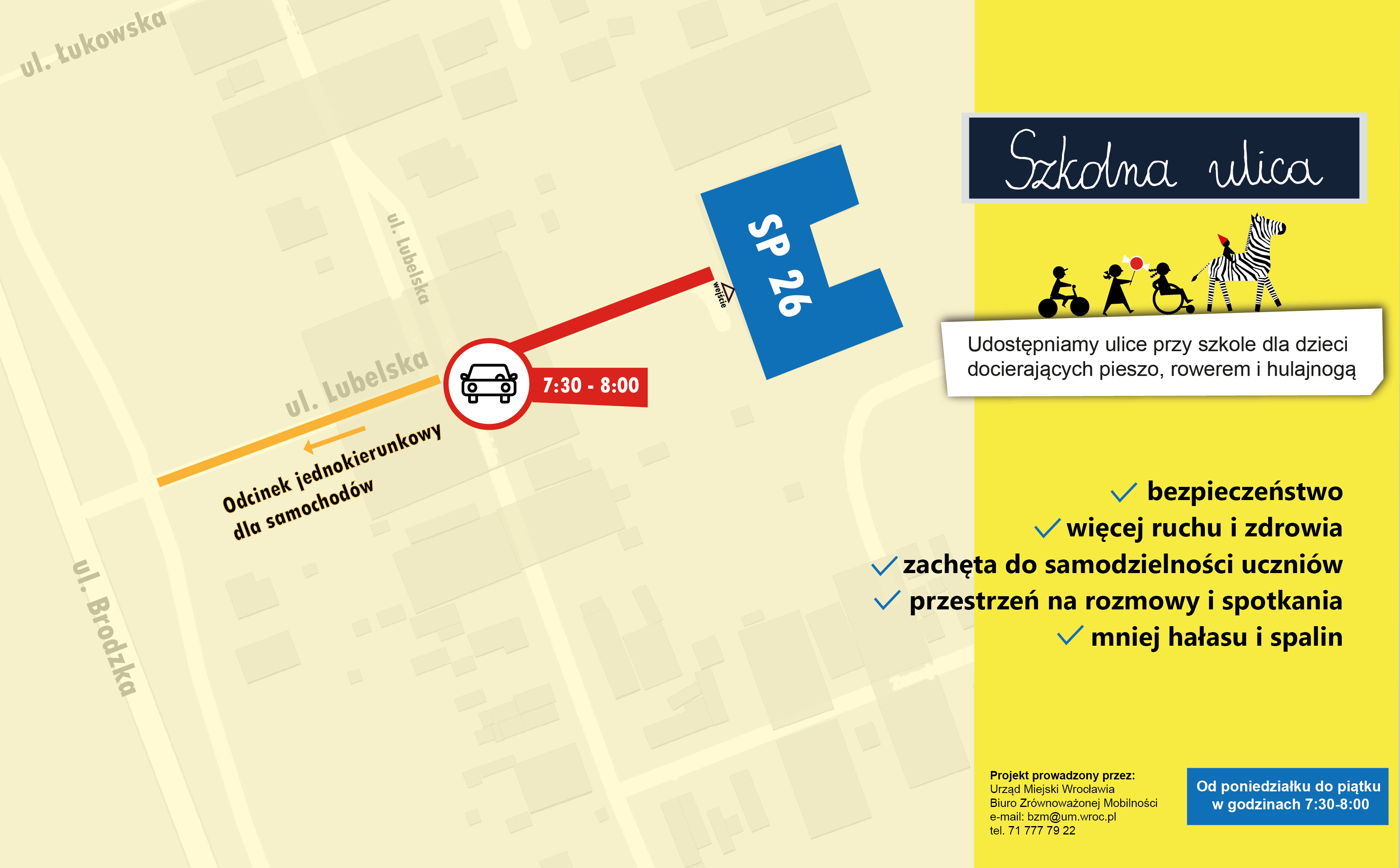 Szkolna Ulica przy SP nr 26