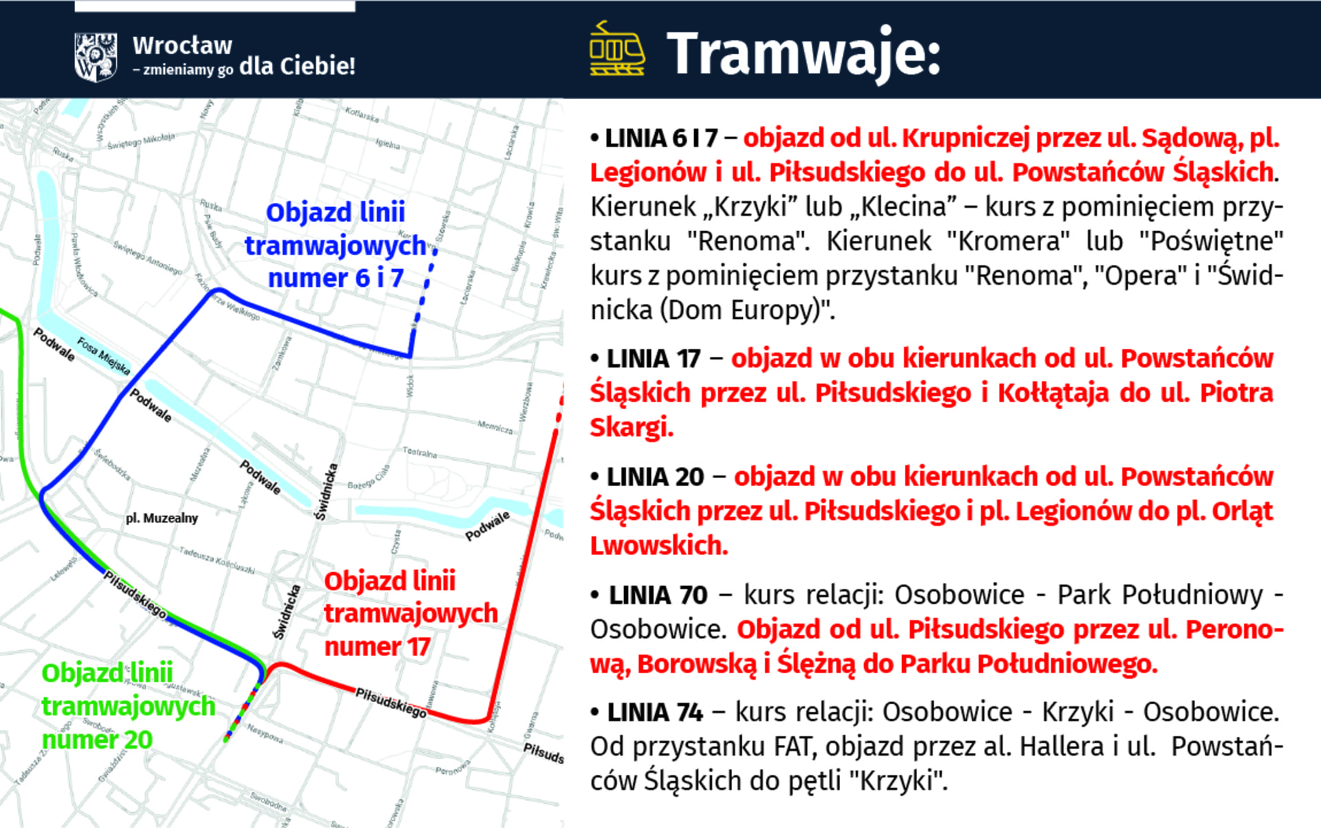 Zmiany w komunikacji miejskiej. Utrudnienia dla pasażerów MPK