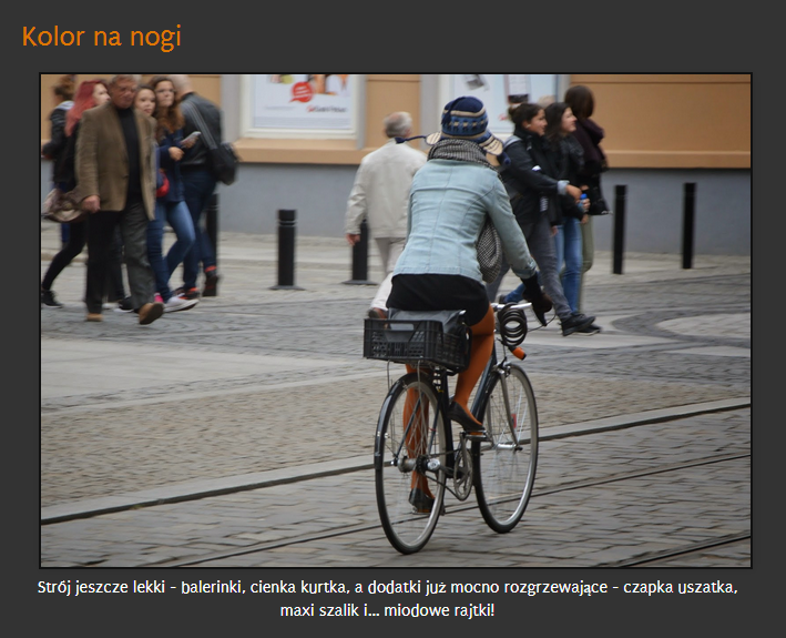 kadr z fotobloga Wroclaw Cycle Chic