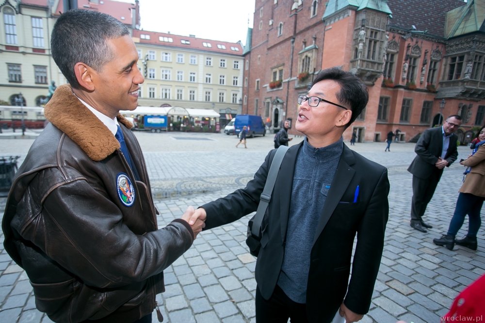  Louis Ortiz sobowtór Baracka Obamy we Wrocławiu