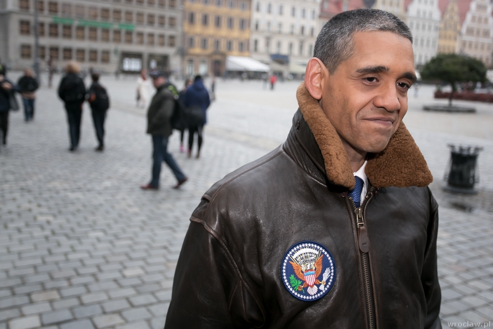  Louis Ortiz sobowtór Baracka Obamy we Wrocławiu