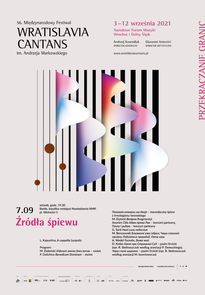 Wratislavia Canatans 2021, oficjalny plakat festiwalu