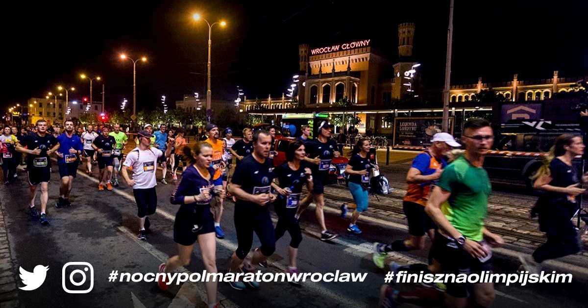 Pko Nocny Wroclaw Polmaraton Na Zywo W Social Media Twitter Instagram Www Wroclaw Pl