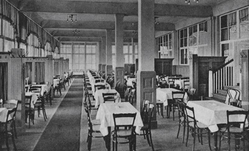 restauracja tarasowa, hala stulecia, 1920