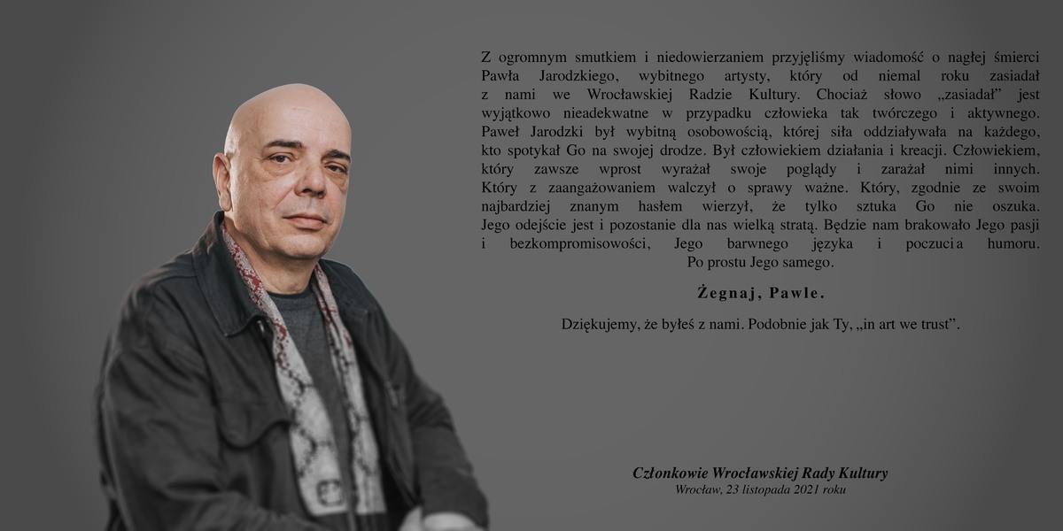 Żegnaj, Pawle | www.wroclaw.pl