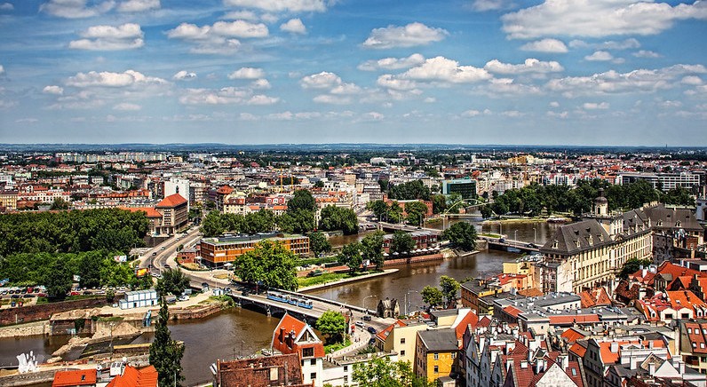 Widok na Wrocław