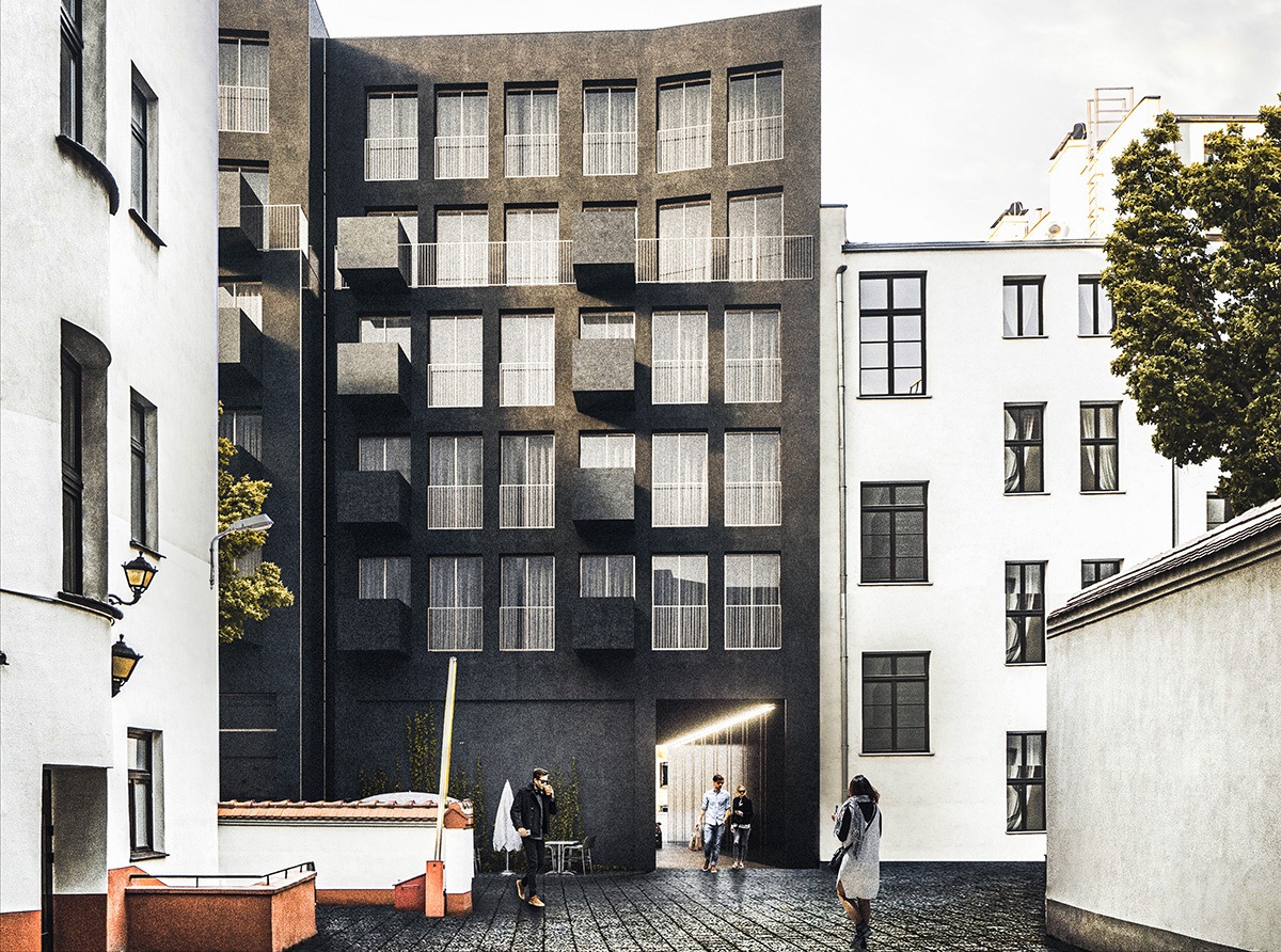 W kamienicy ma powstać 27 lokali mieszkalnych/fot. Urban Corp