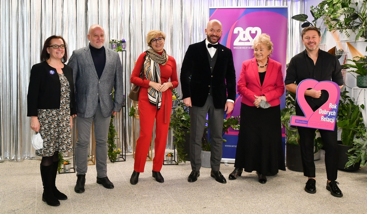 Konferencja prasowa dot. Roku Dobrych Relacji we Wrocławiu - 14 luty 2022 r., fot. UMW
