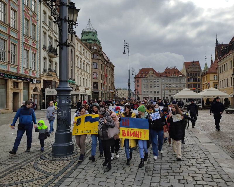 marsz ukraińskich dzieci Wrocław