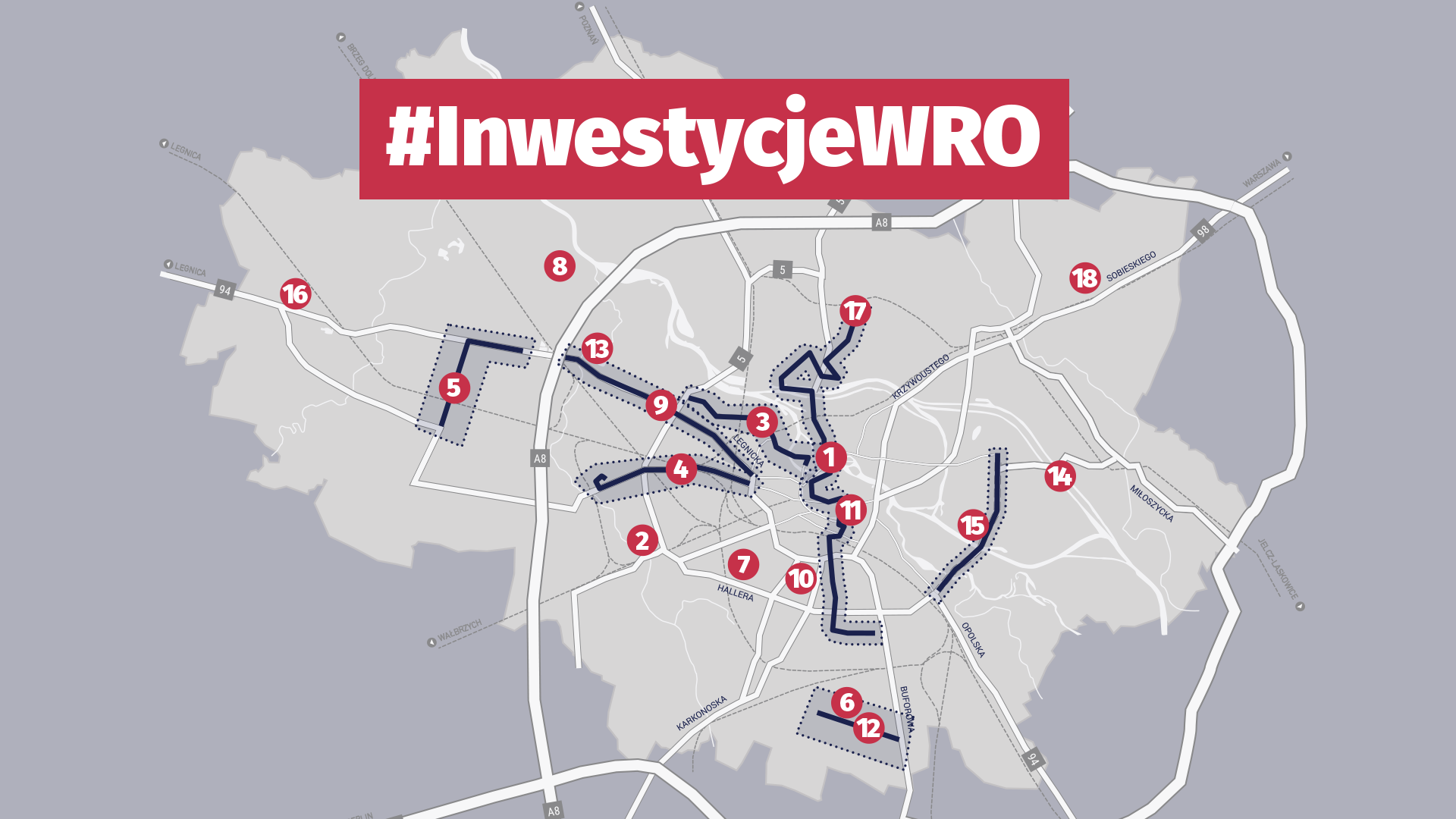 Inwestycje 2023 r. we Wrocławiu