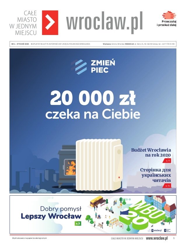 Zdjecie okładki biuletynu Styczeń 1/2020