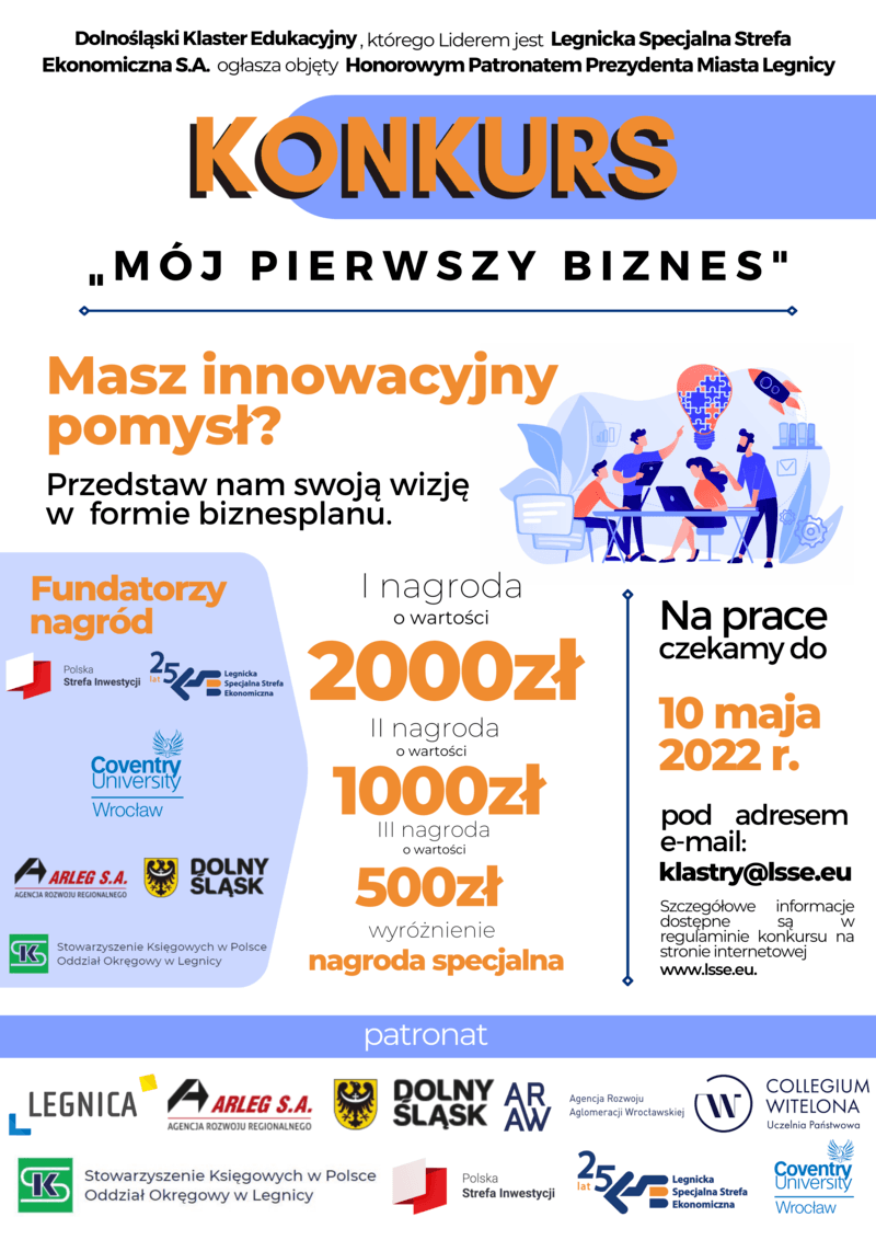 Konkurs „Mój pierwszy biznes” dla uczniów i studentów