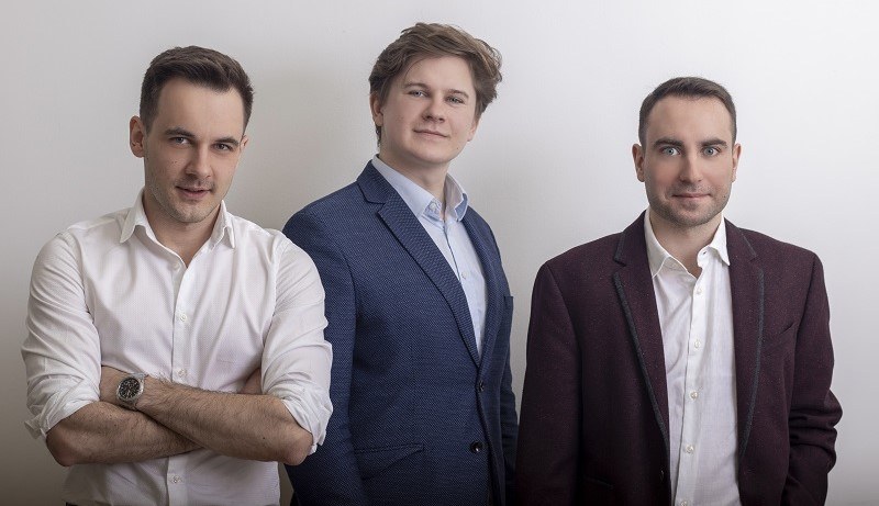 Od lewej strony: Łukasz Horanin, Jakub Niemczuk, Maciej Wysocki