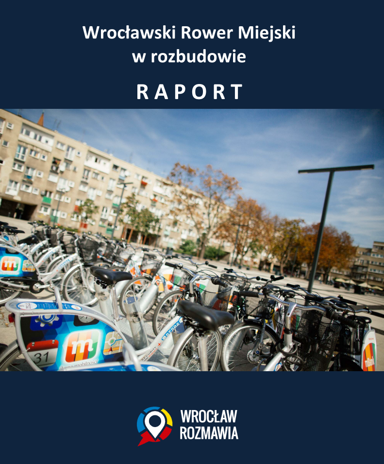 raport z konsultacji w sprawie rozbudowy systemu Wrocławskiego Roweru Miejskiego