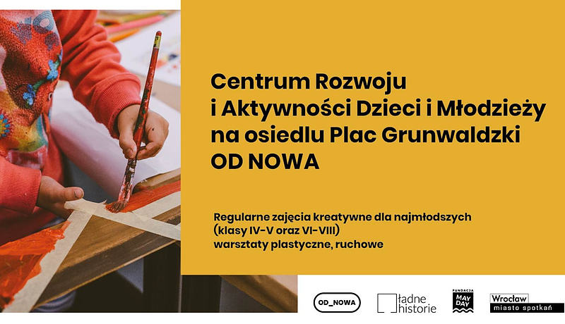 zajęcia kreatywne dla dzieci - plakat 