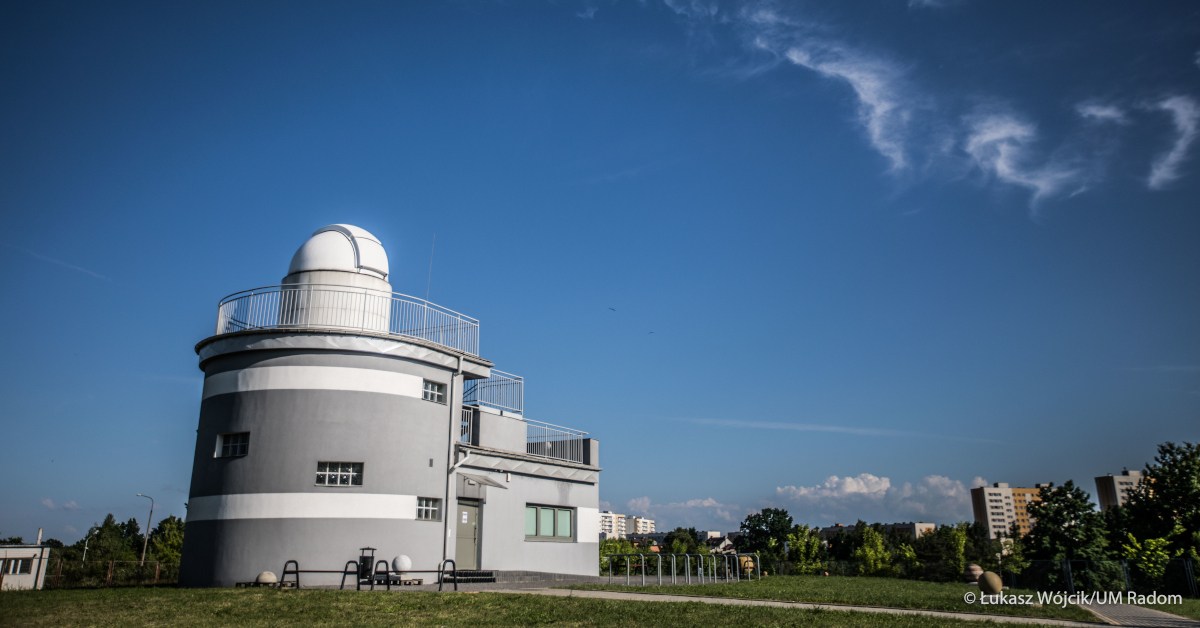 Astrobaza - budynek obserwatorium astronomicznego w Radomiu