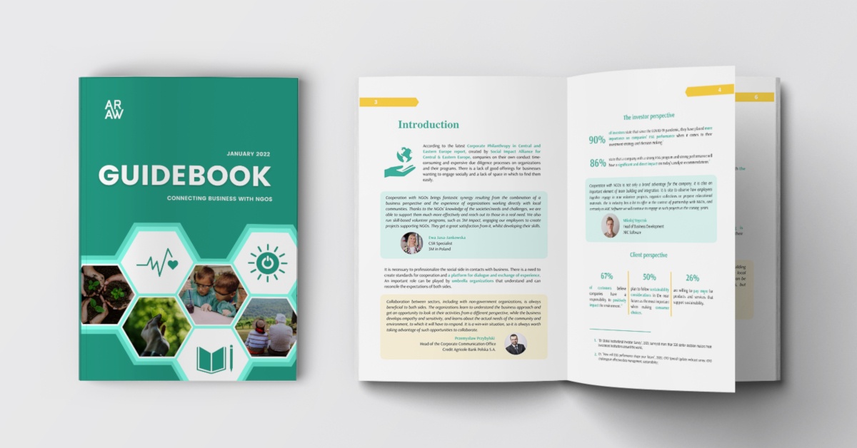 guidebook „Connecting business with NGOs"