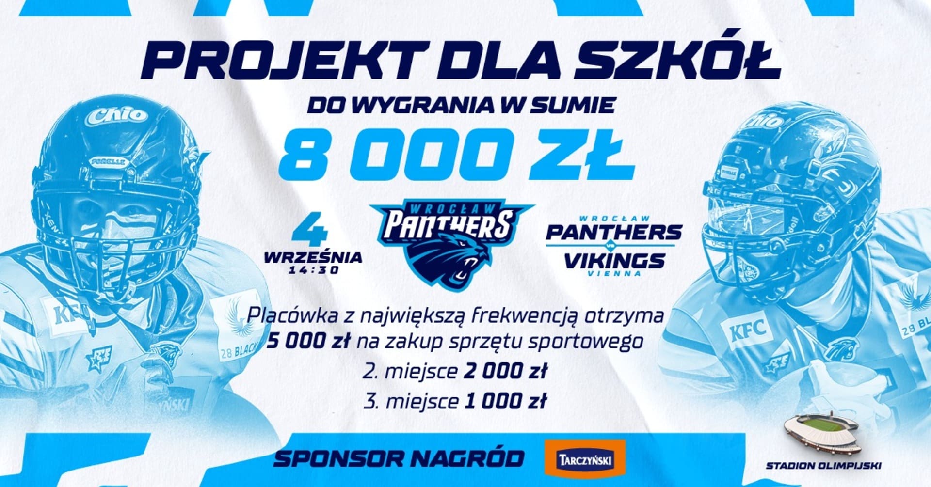 Panthers Wrocław zapraszają uczniów do kibicowania