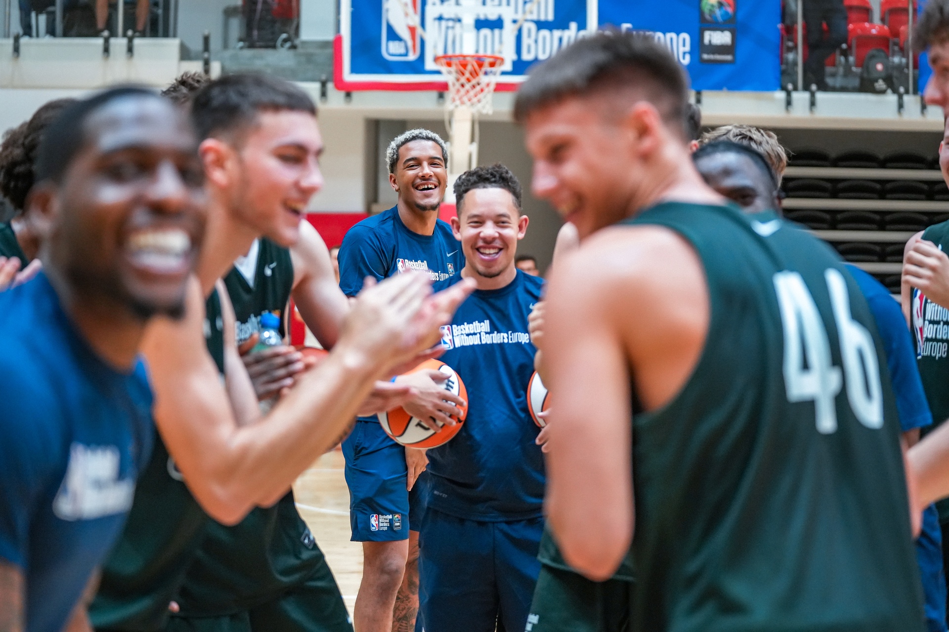 Obóz Basketball Without Borders Europe we Wrocławiu z Jeremym Sochanem