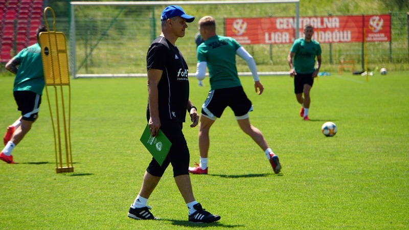 Śląsk przygotowania do nowego sezonu rozpoczął w czerwcu. Pierwszy trening na stadionie przy u. Oporowskiej, fot. Patryk Załęczny