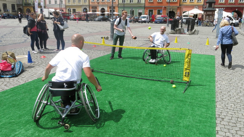 Trening na placu Solnym przed rozpoczęciem Wrocław Cup 2018, fot. Bartosz Moch