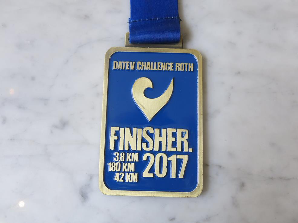 Medal ukończenia Challenge Roth