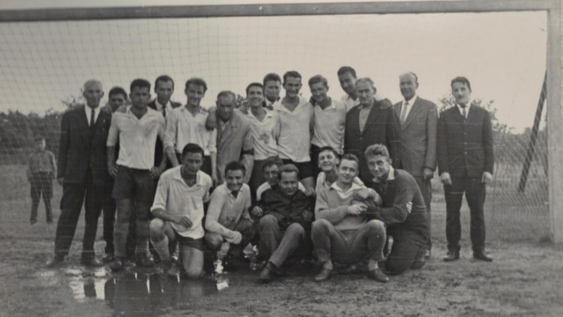 Drużyna piłkarska, 1958 rok. Fot. archiwum KKS Polonia Wrocław